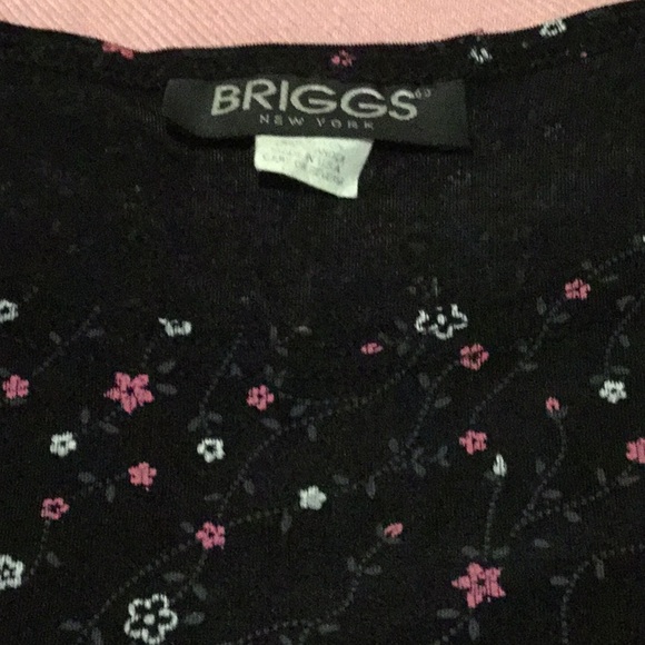 BRIGGS NEW YORK Totally 90’s Floral Blouse - Picture 3 of 5
