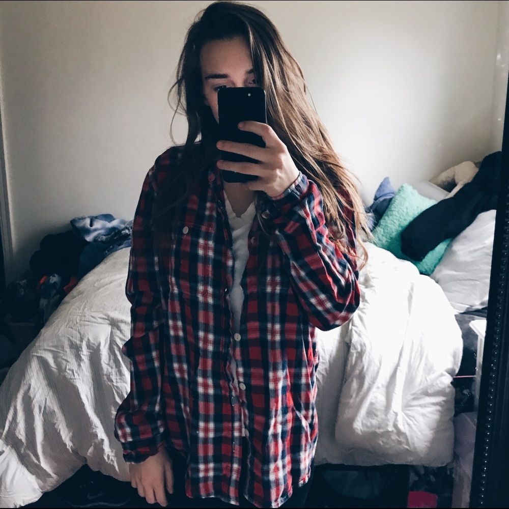 Red & Blue Plaid Shirt