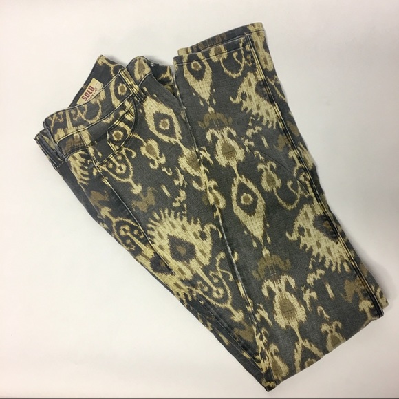 Design Lab Printed Ikat Denim SZ 25 - Picture 2 of 4