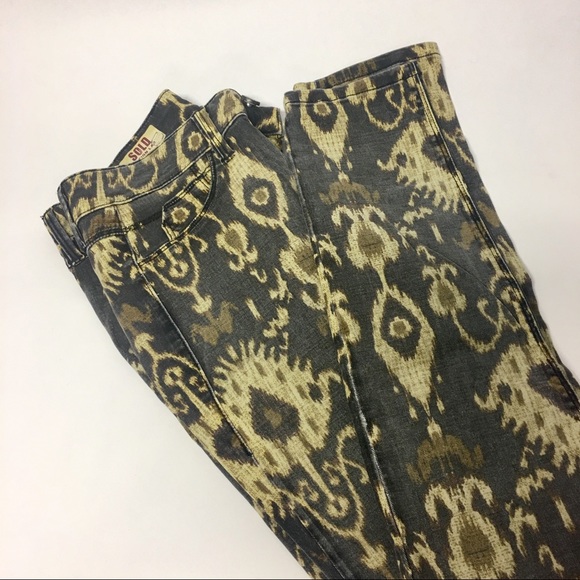 Design Lab Printed Ikat Denim SZ 25 - Picture 3 of 4