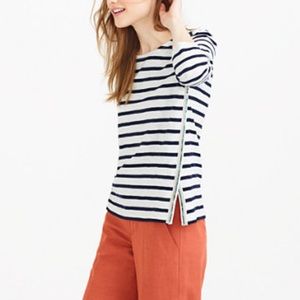 🎉HP🎉 J. Crew Beaded Sailor Striped T-Shirt