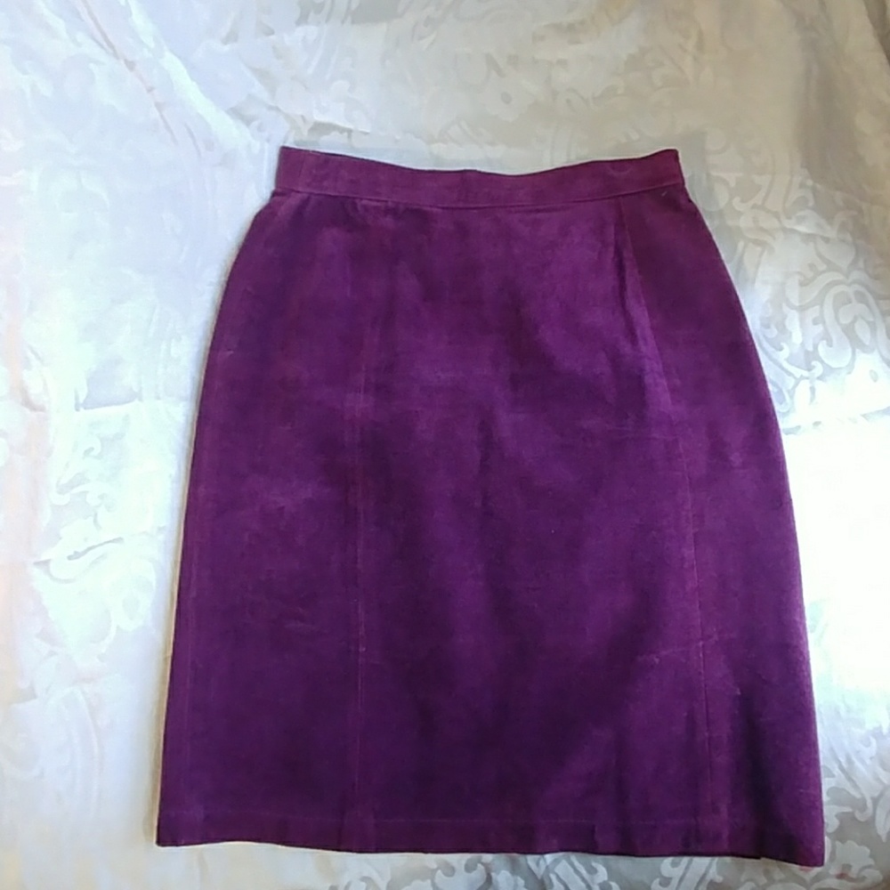 Make an offer! Vintage Suede Skirt.
