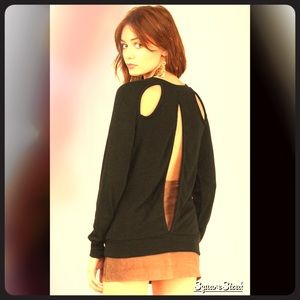 NEW Tobi cut out open back sweater ~~ so cute!
