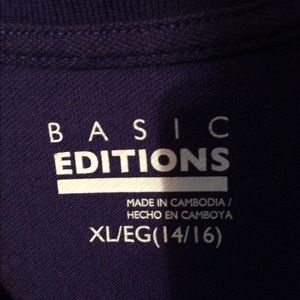 Purple basic edition short sleeves shirt. Perfect