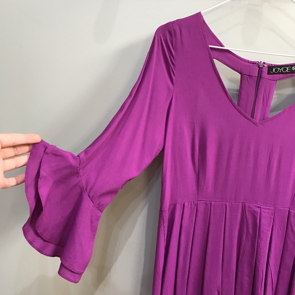 JOYCE purple dress size small