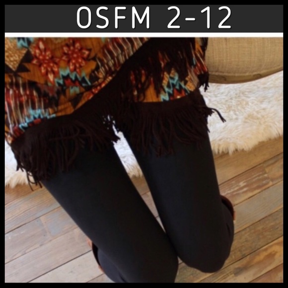 ‼️ANY 2 pair for $25‼️ BLACK BRUSH LEGGING - Picture 2 of 2