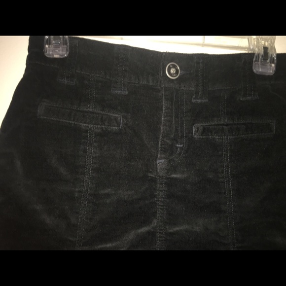 TOMMY HILFIGER Black Velvet Skirt size Small - Picture 3 of 7