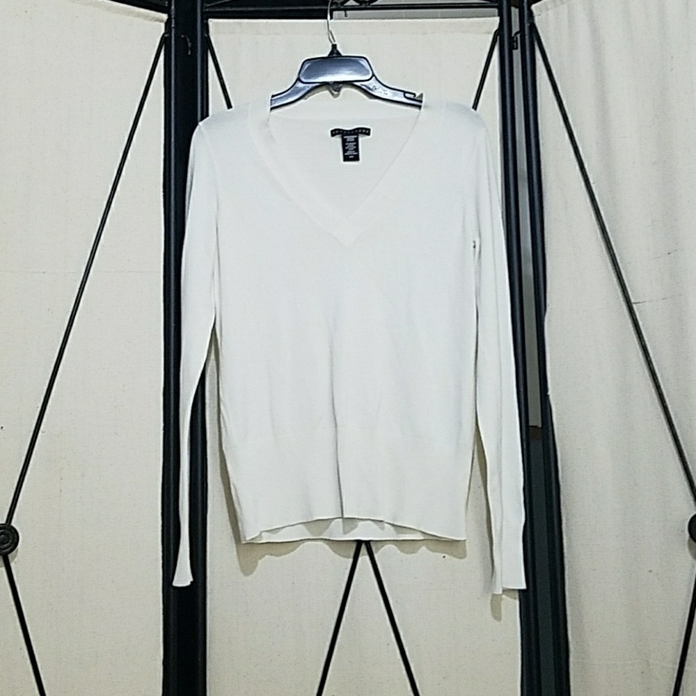 Winter white sweater