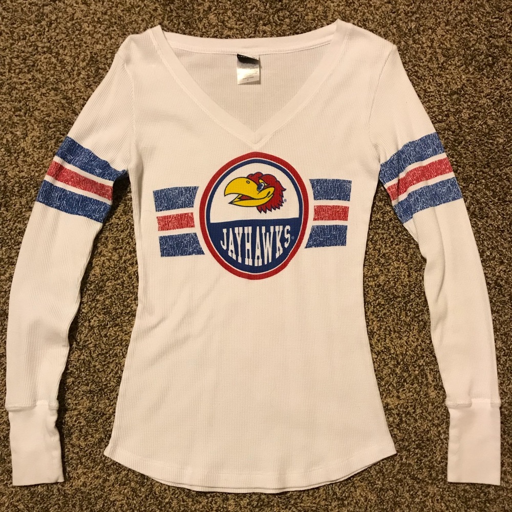 Women’s Kansas Jayhawks Long Sleeve Tee Size L