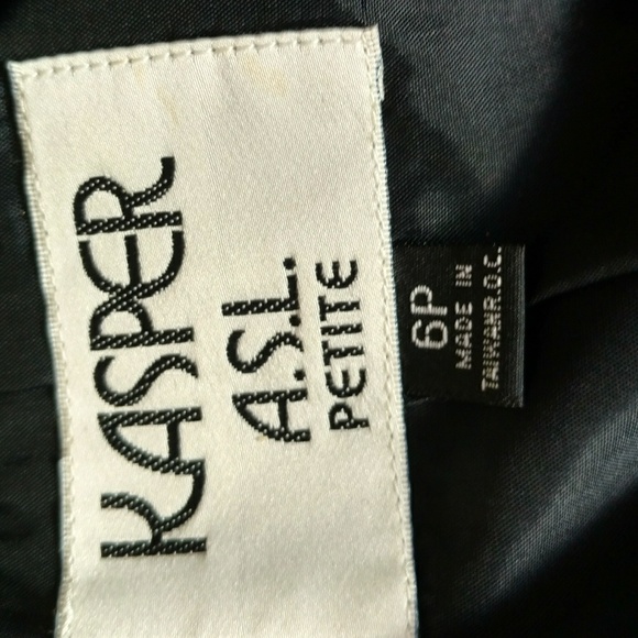 Vintage Kasper A.S.L Petite 2-Piece Suit - Picture 6 of 6