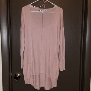 Jennifer Lopez Pink Light Knit Sweater