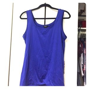 Blue tank top/camisole XL ALFANI BRAND