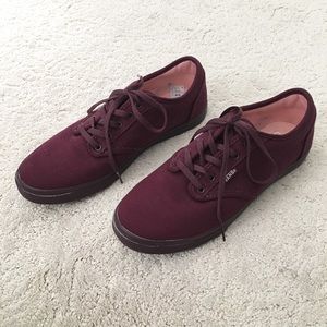 Maroon Authentic Vans