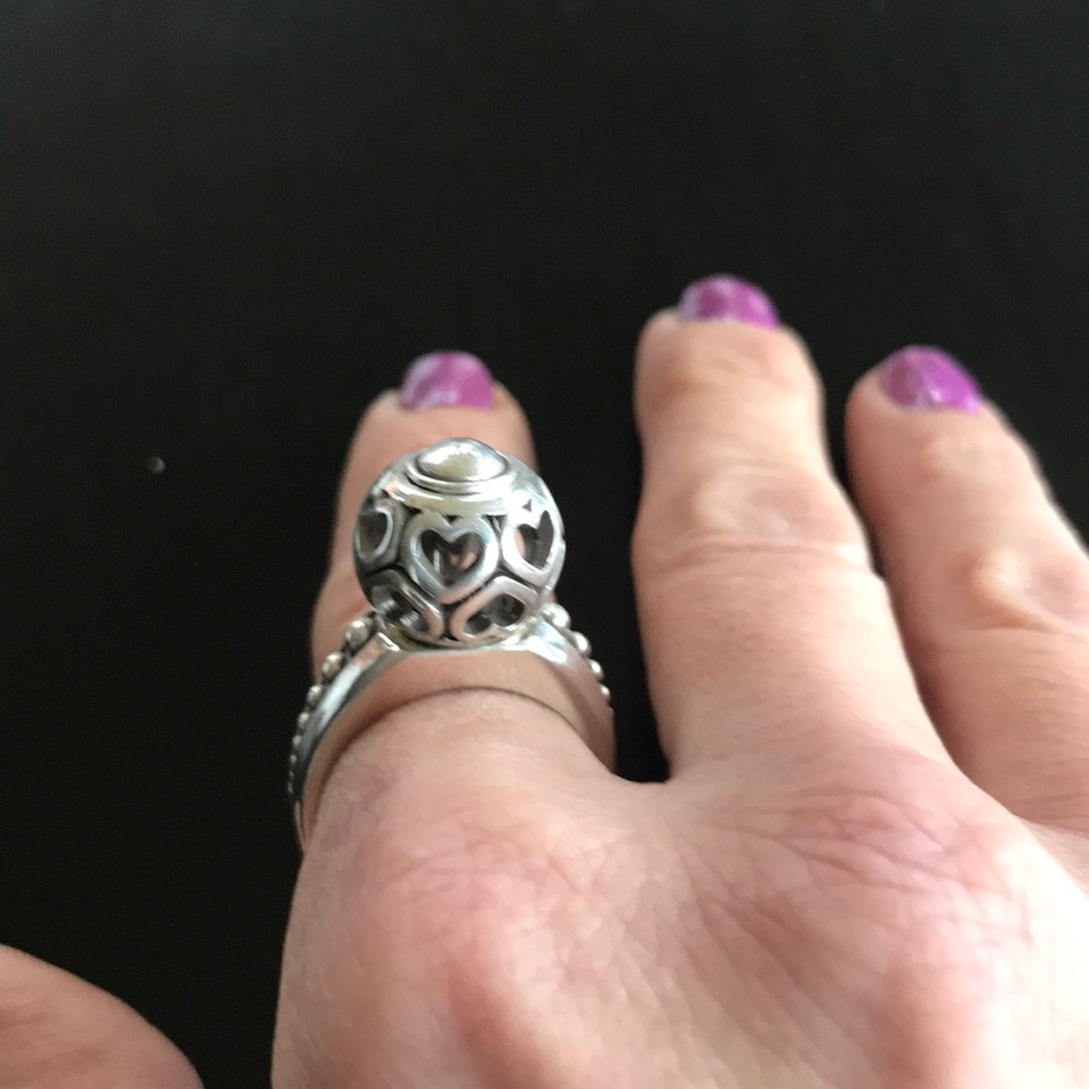 Brighton twist charm ring NWT