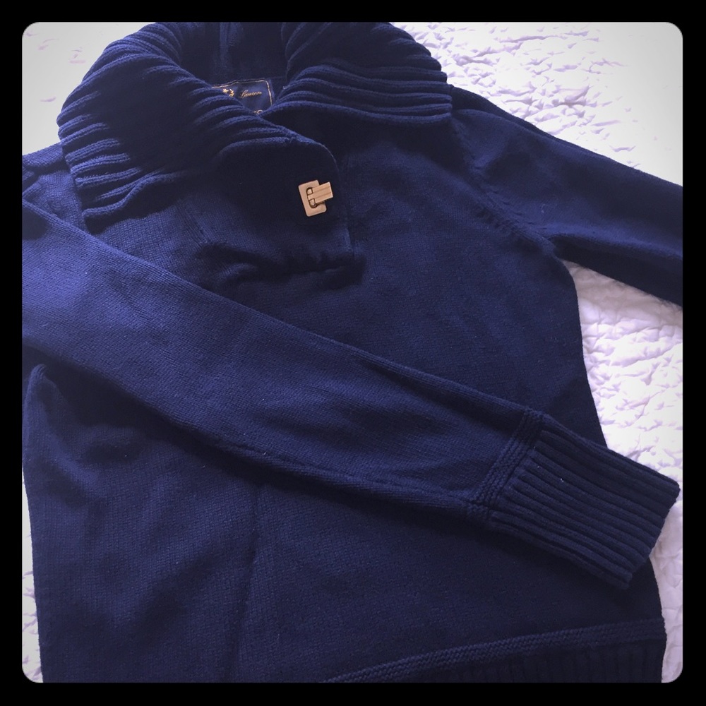 Navy sweater