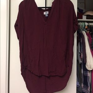 Maroon tunic size L