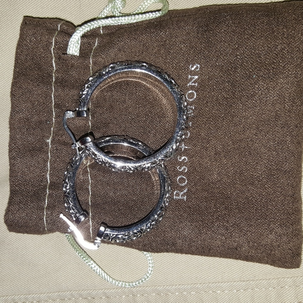 Byzantine Earrings Sterling SS Never worn!