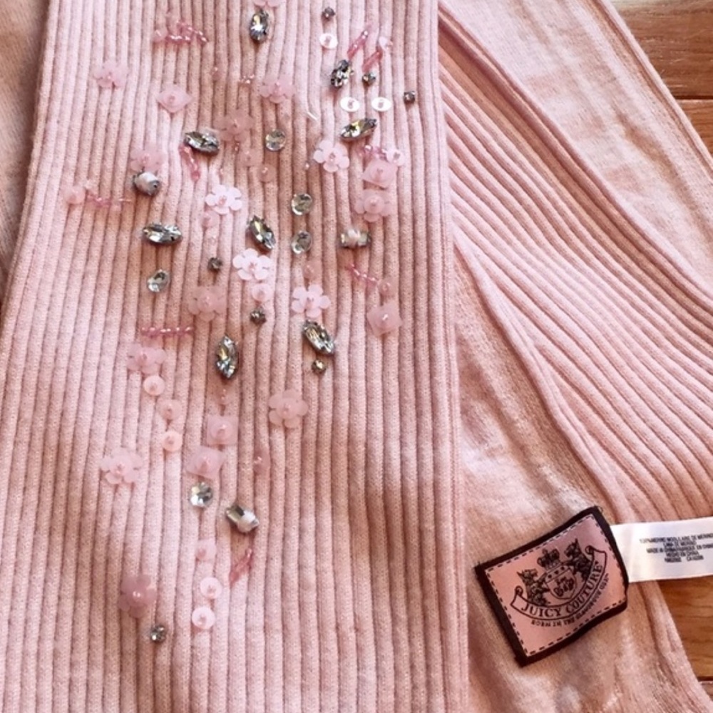 Authentic Juicy Couture Beaded Scarf