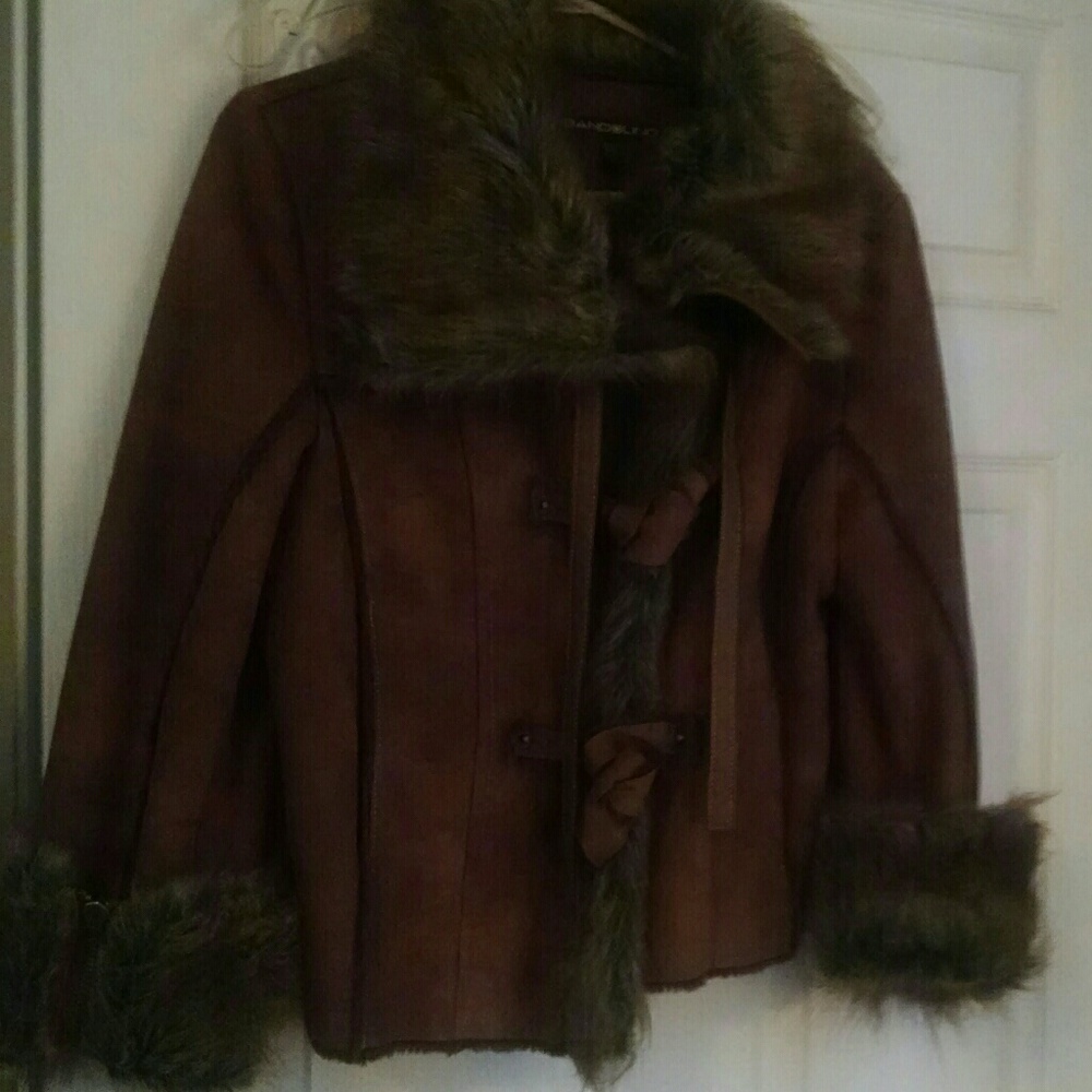 Faux fur coat