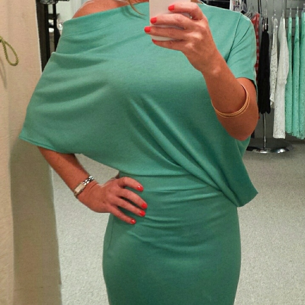 Form Fitting Mint Dress