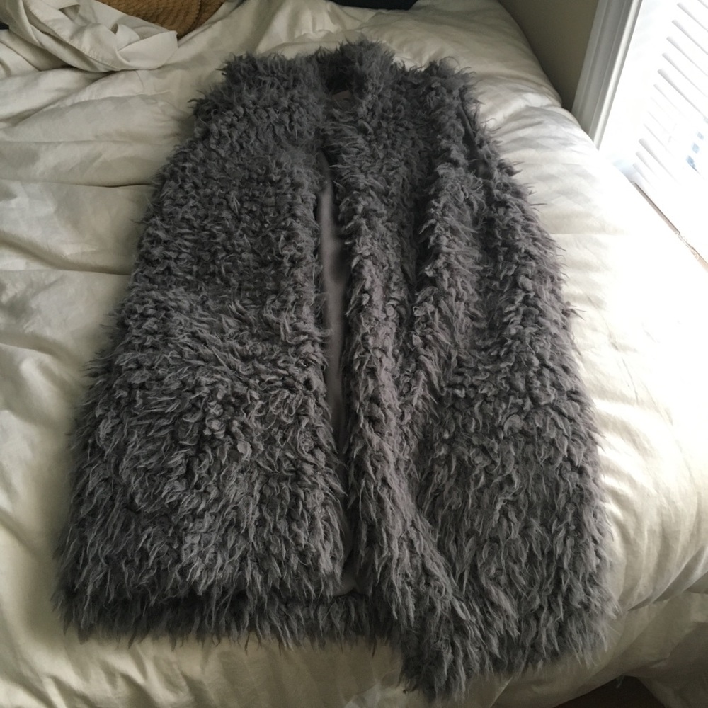 Forever 21 fuzzy vest!