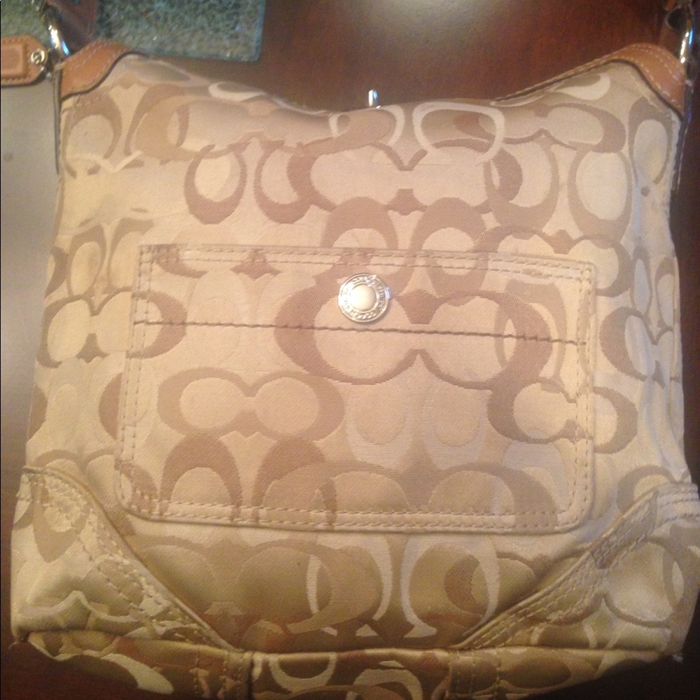 Coach Braided Strap Canvas Bag NWOT