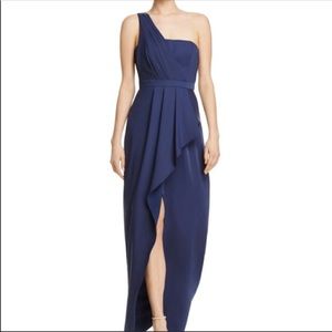 Bcbg one shoulder dress