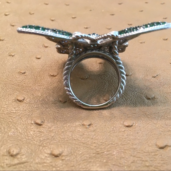 Judith Ripka Cocktail Ring-blue - Picture 2 of 6