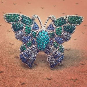 Judith Ripka Cocktail Ring-blue