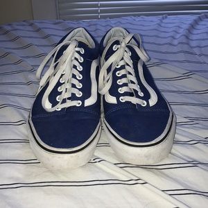 Blue Vans Old Schools