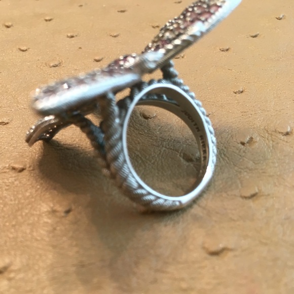 Judith Ripka Cocktail Ring-pink - Picture 2 of 6