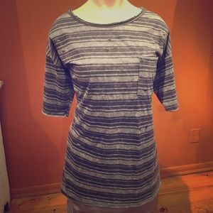 Gilded Intent Distressed Tee Size Large