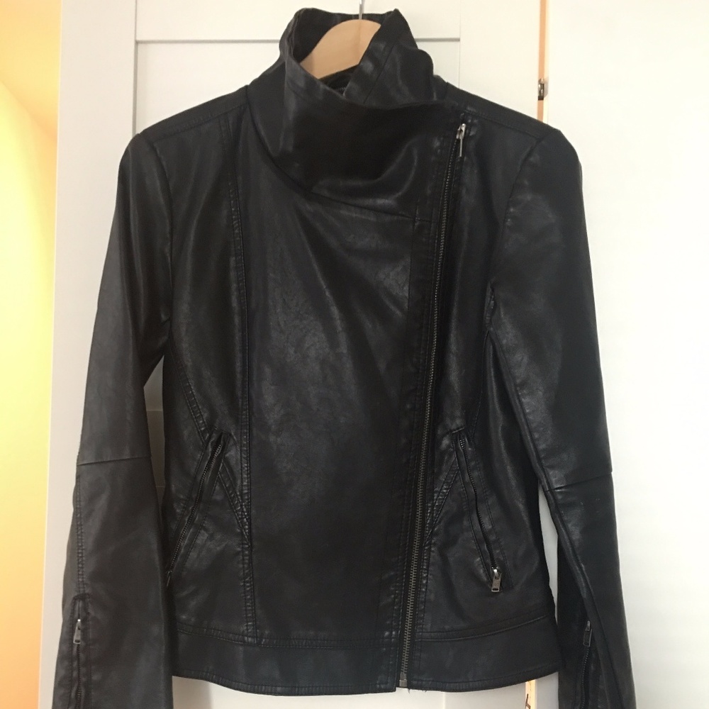 Leather Moto Jacket