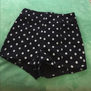 Polka dot shorts