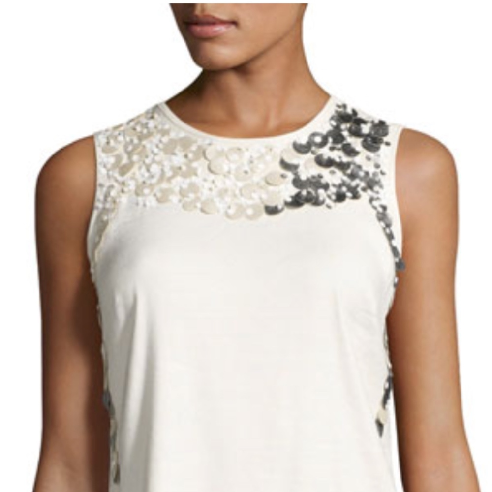 ✨SALE!✨NWT Nic + Zoe Petite Sequin Embellished Top