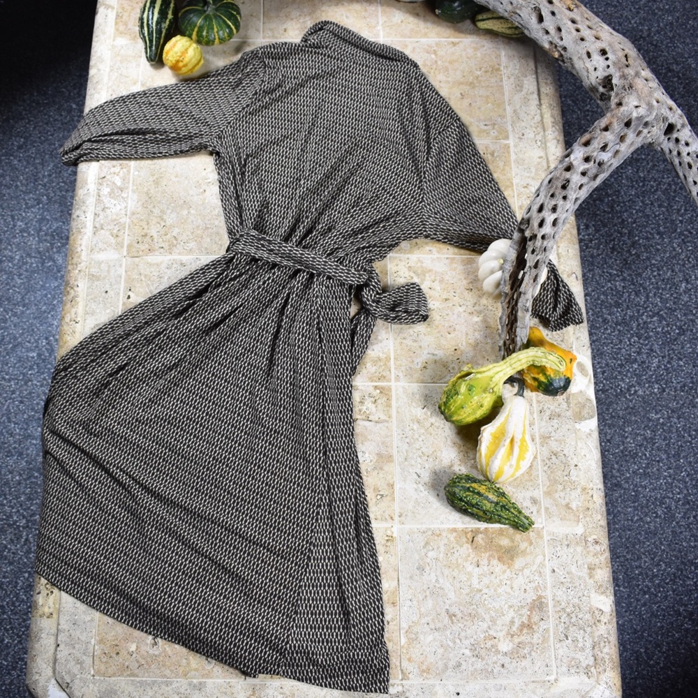 Patterned Wrap Dress - image 4