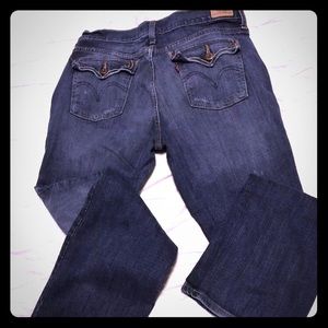 Distressed Levi Jeans. Size 12 women’s