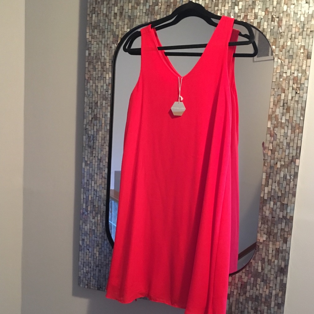 PinkBlush Chiffon Maternity Dress
