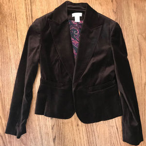 Worthington Crushed Velvet Blazer