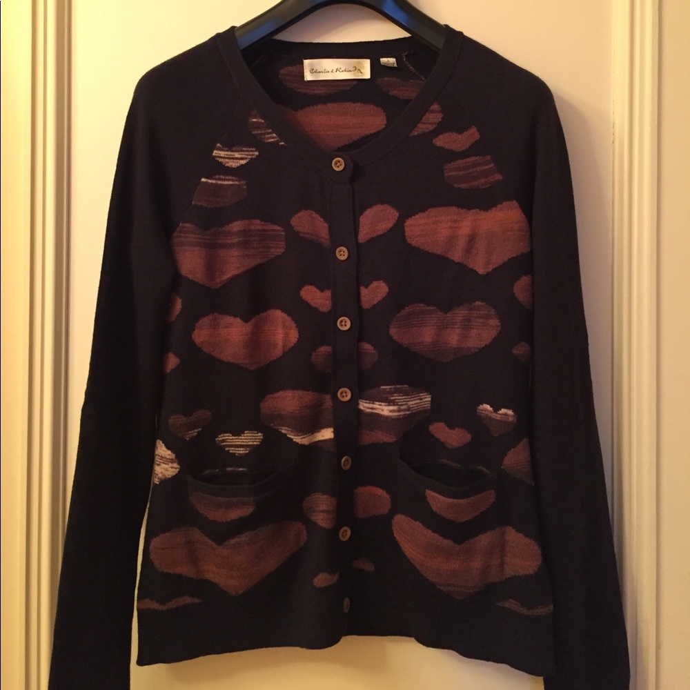 Charlie & Robin Heart Cardigan