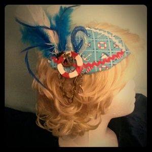 Vintage Nautical Themed Cocktail Hat