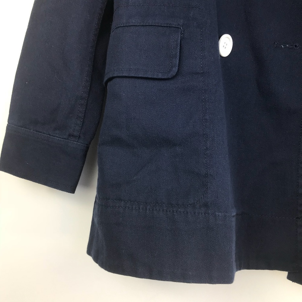 NWT J. Crew Peacoat in Heavyweight Cotton Coat - Picture 5 of 7