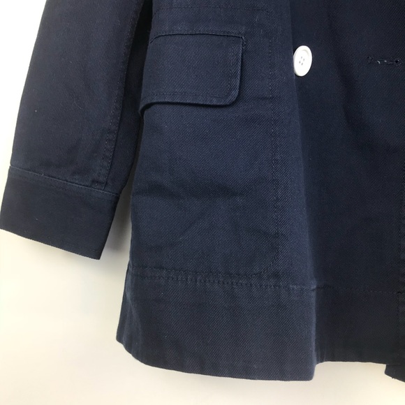 NWT J. Crew Peacoat in Heavyweight Cotton Coat - Picture 5 of 7