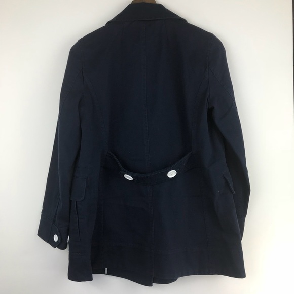 NWT J. Crew Peacoat in Heavyweight Cotton Coat - Picture 6 of 7