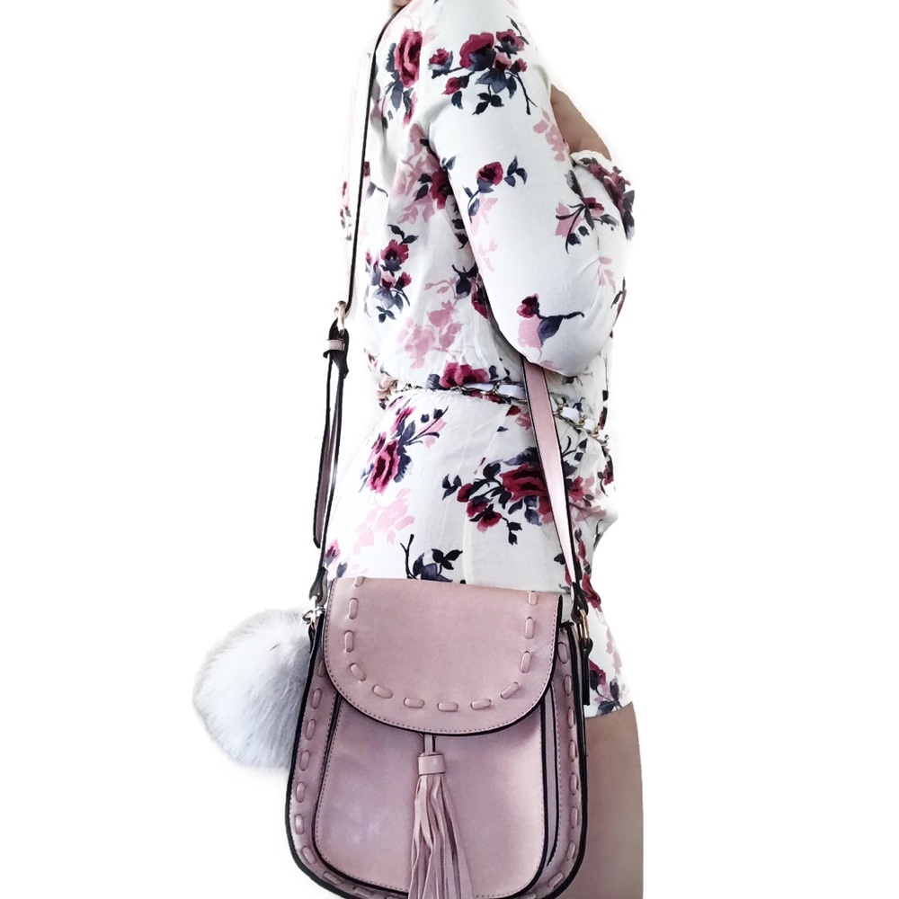 Blush pink saddle bag - Picture 1 of 4