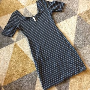 Strip dress
