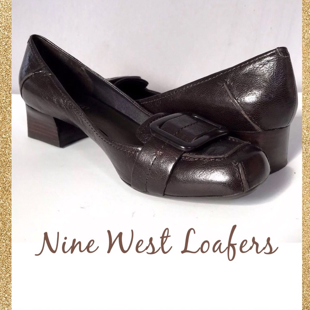 Nine West Brown Slip On Loafers ‘NWYAdrina’
