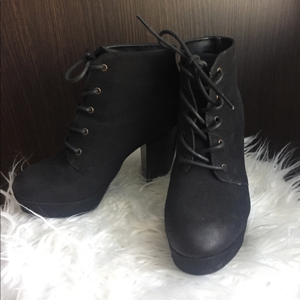 Black Heeled Booties