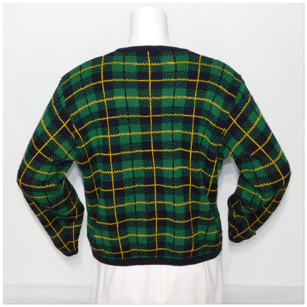 STONE CANYON by SEQUE, Plaid Knit size Medium - Picture 4 of 8