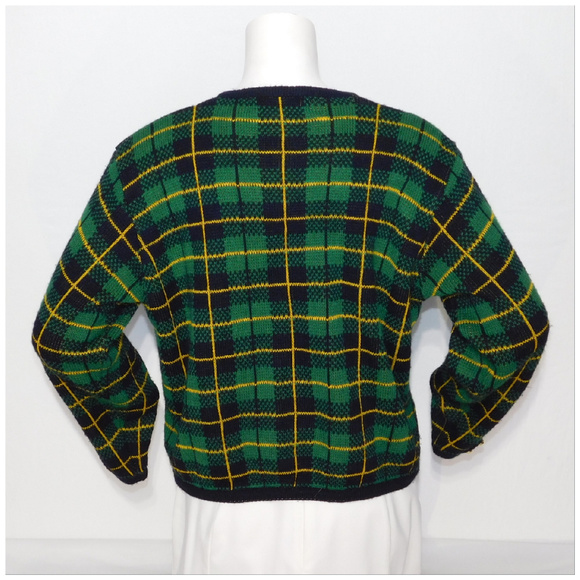 STONE CANYON by SEQUE, Plaid Knit size Medium - Picture 4 of 8